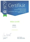 Certifikát KVK pro anhydritové podlahy a strojní omítání - Milan Jurnikl